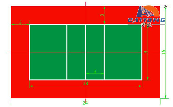 排球場標準尺寸